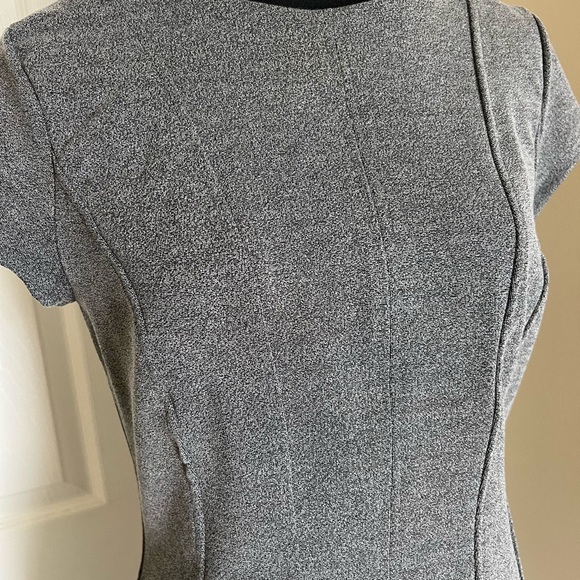 H&M Grey Knit Midi Dress with Back Zipper Size M - Picture 2 of 11